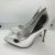 Ladies Silver high heels Size 5 - Image 1