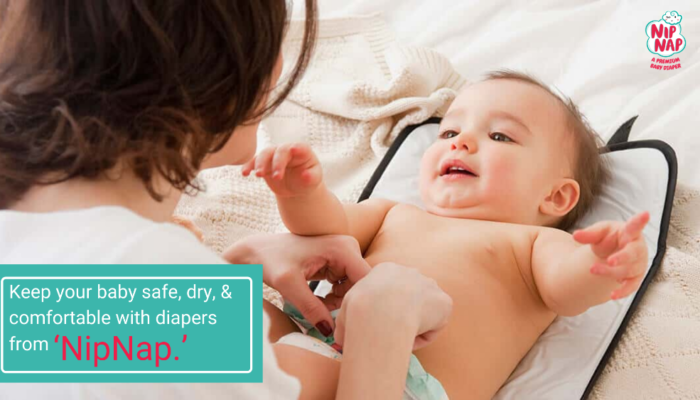 Keep your baby safe, dry, and comfortable with diapers from ‘NipNap.’