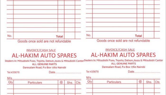 car receipts auto