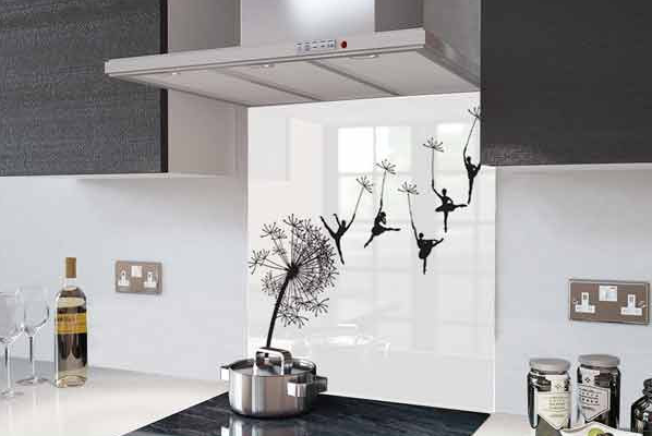 Newmatic Kitchen Appliances Dandalion Ballerinas Splashback